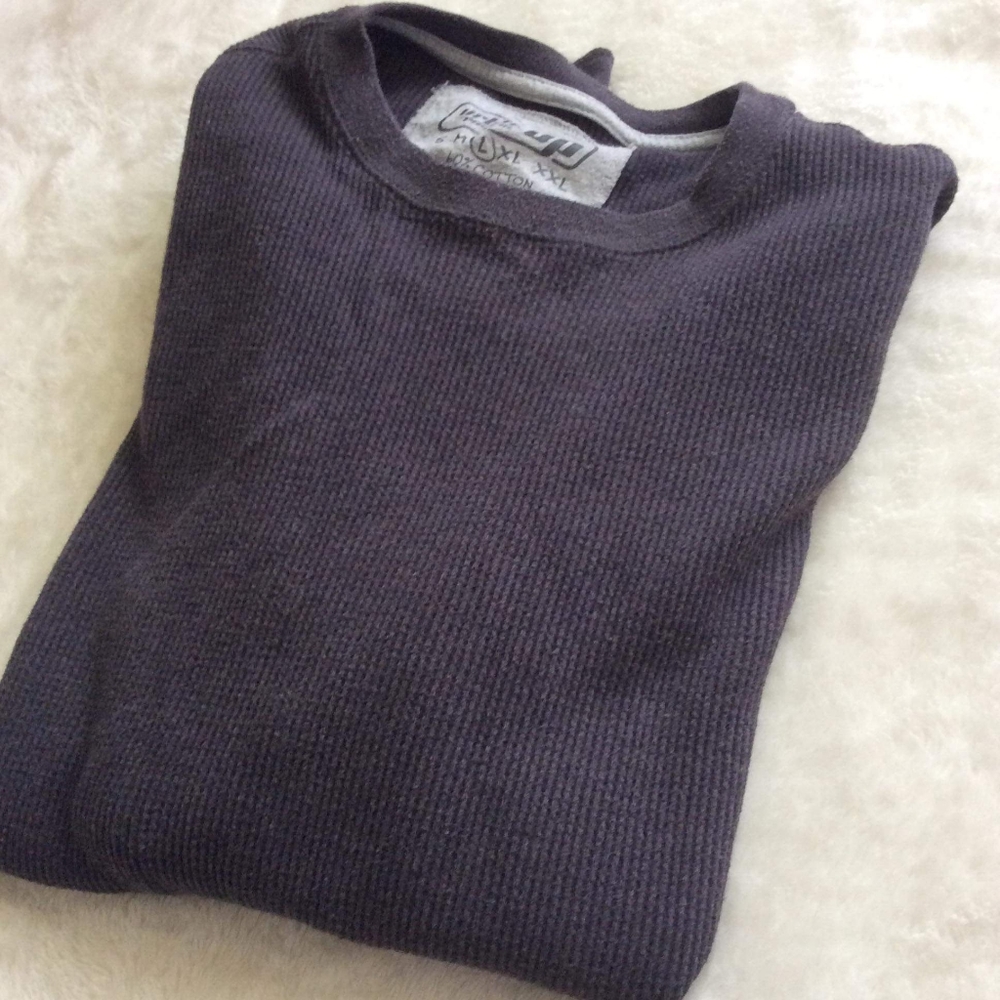 Urban Pipeline Men's Charcoal Gray long sleeve Thermal Large